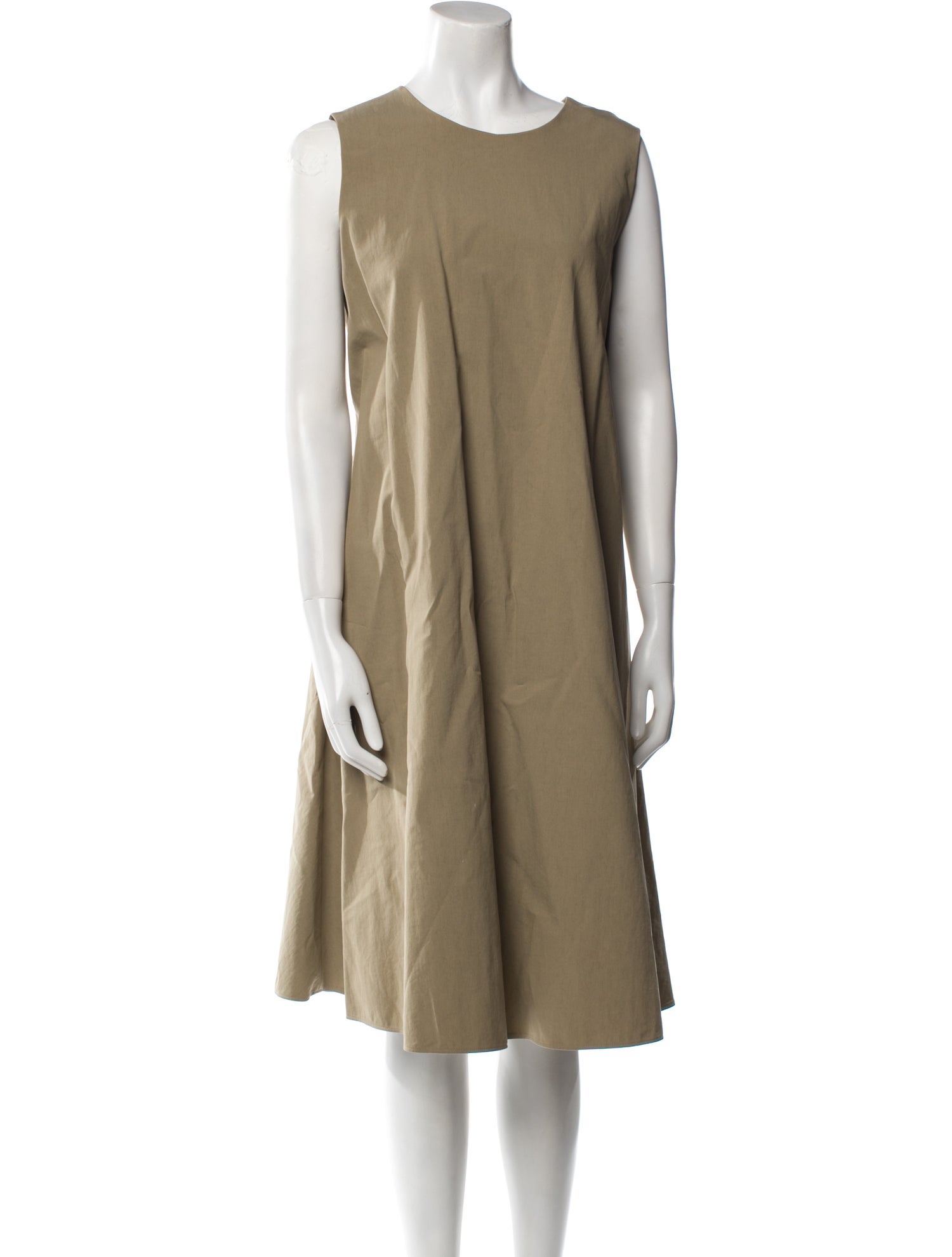 Ter et Bantine Crew Neck Knee-Length Dress