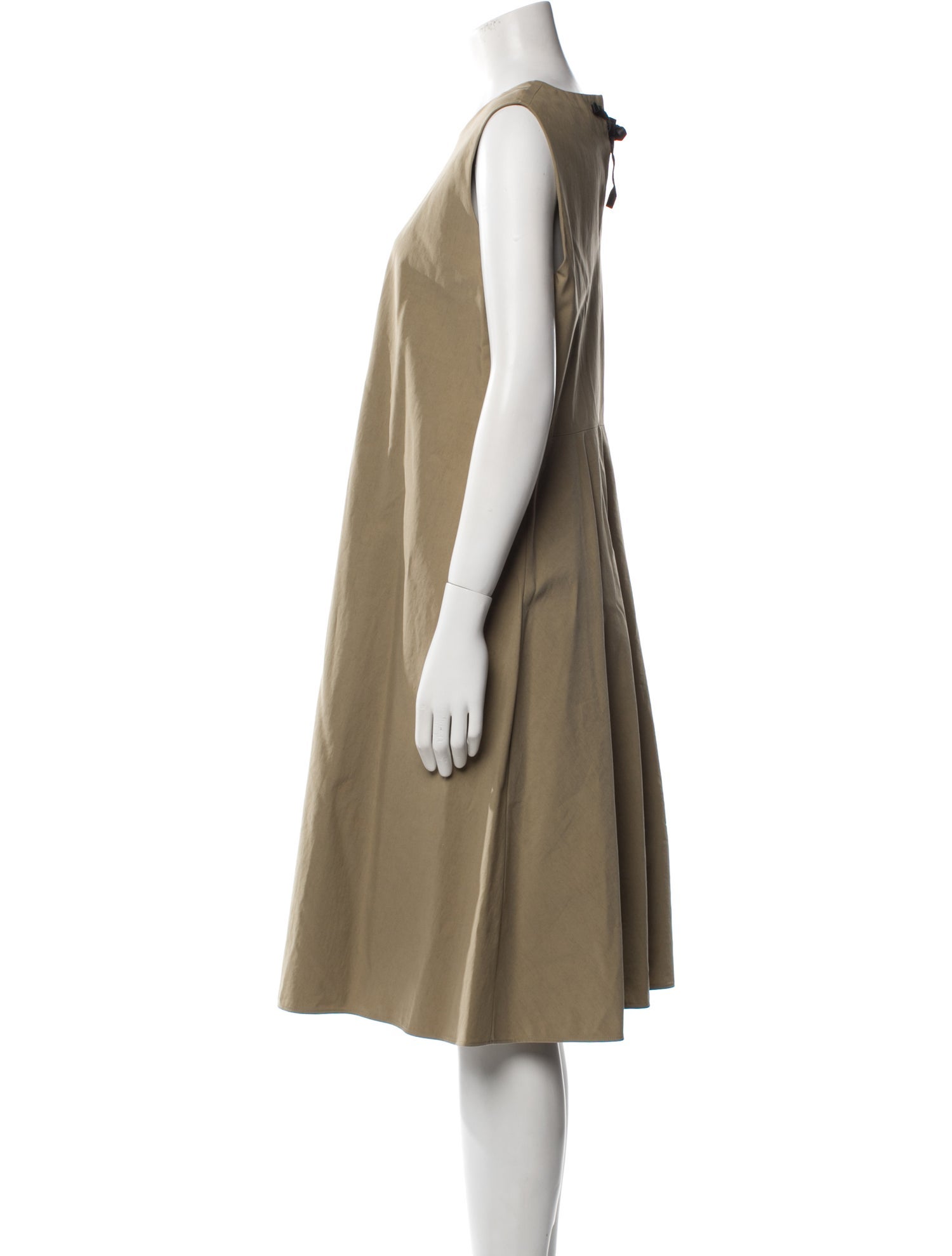 Ter et Bantine Crew Neck Knee-Length Dress