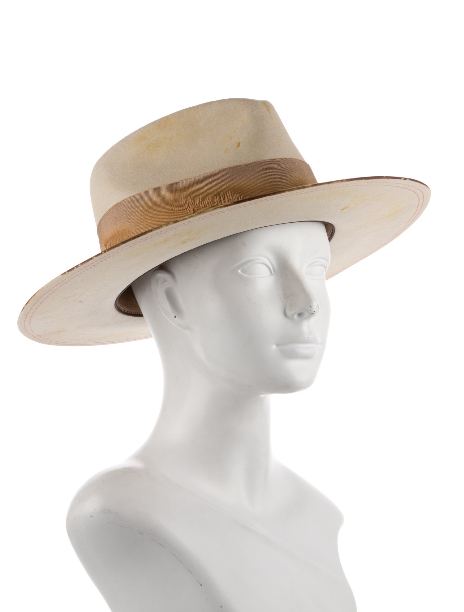 Teressa Foglia Suede Fedora Hat
