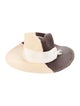 Teressa Foglia Neutral Teressa Foglia straw sun hat with trim accents
