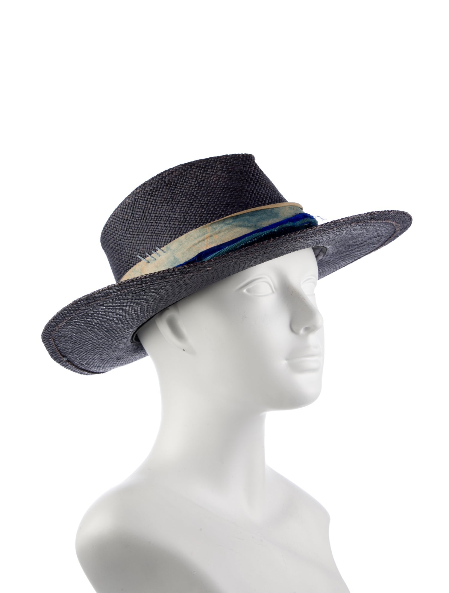 Teressa Foglia Straw Fedora Hat