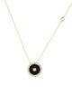 Tanya Farah 18K Diamond & Enamel Pendant Necklace