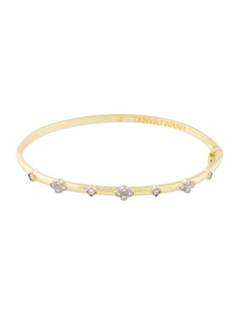 Tanya Farah Diamond Bangle Bracelet