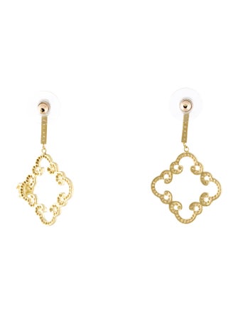 Tanya Farah 18K 1.15ctw Diamond Cloud Drop Earrings