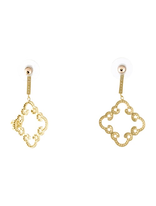 Tanya Farah 18K 1.15ctw Diamond Cloud Drop Earrings