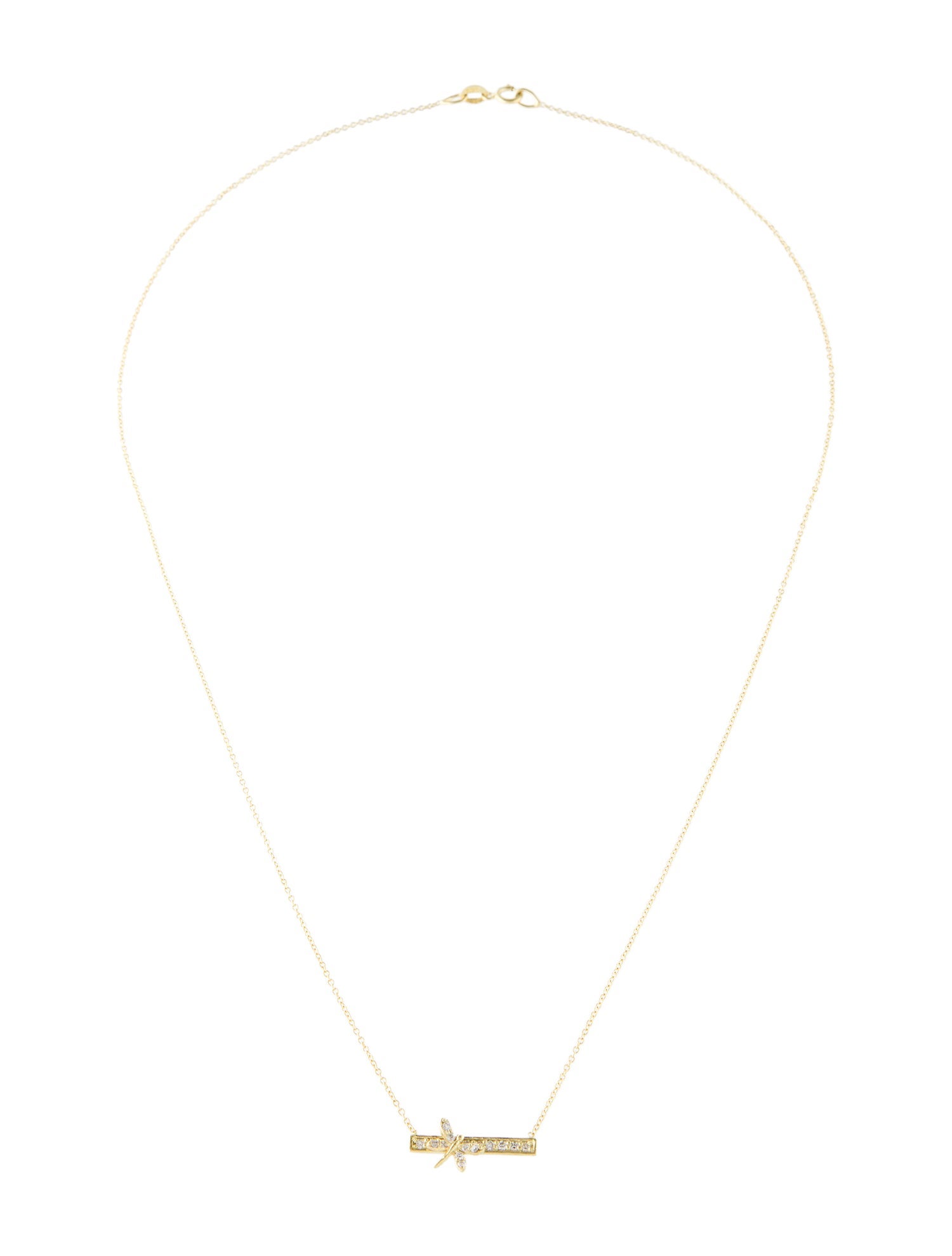 Tanya Farah 14K Diamond Pendant Necklace