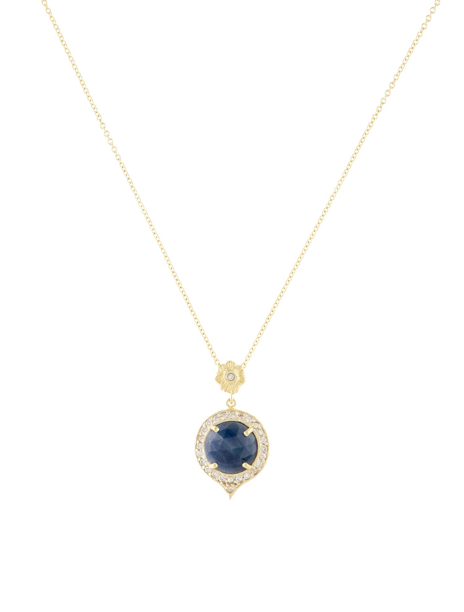 Tanya Farah 18K Sapphire & Diamond Pendant Necklace