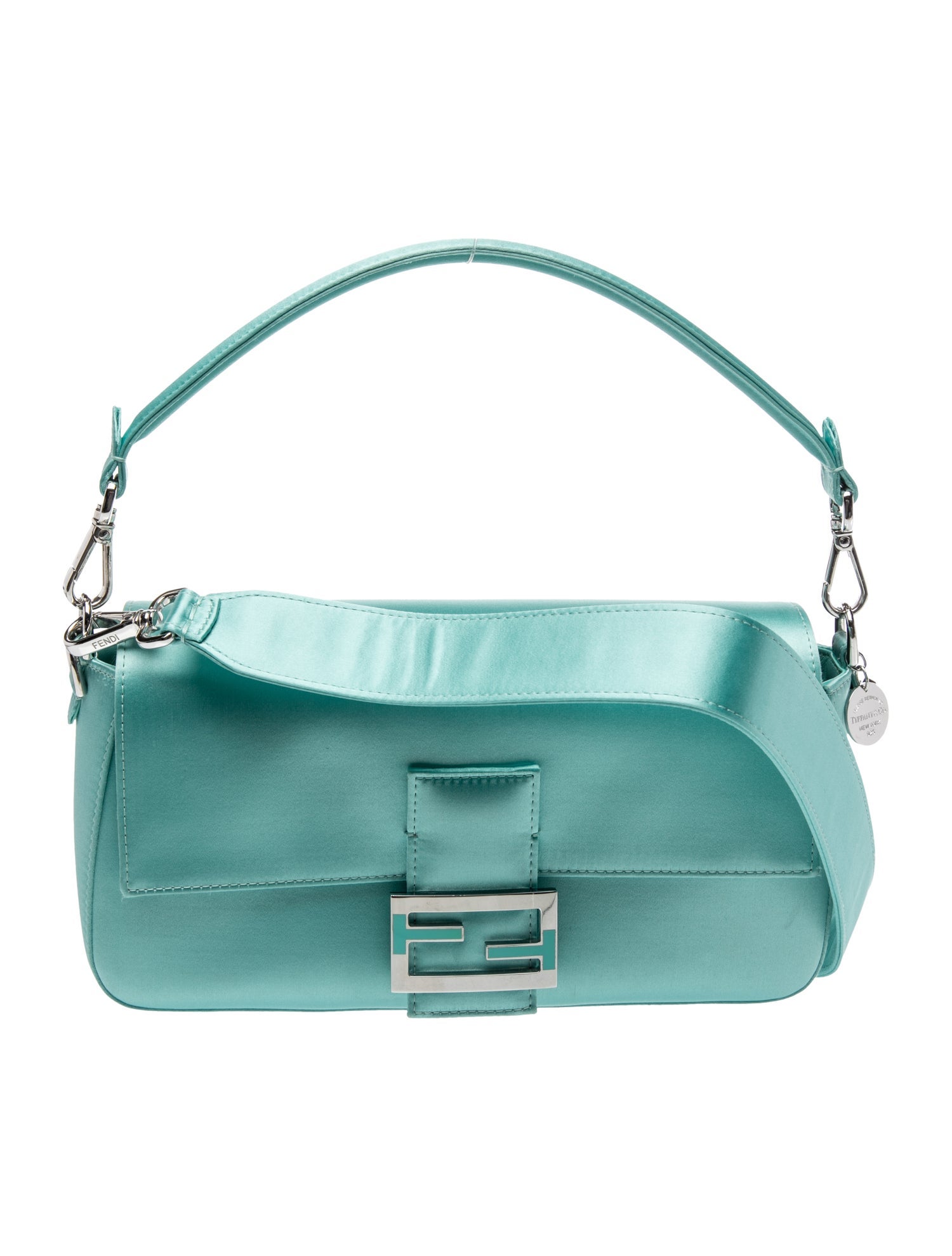 Tiffany & Co. x Fendi Satin Top Handle Bag