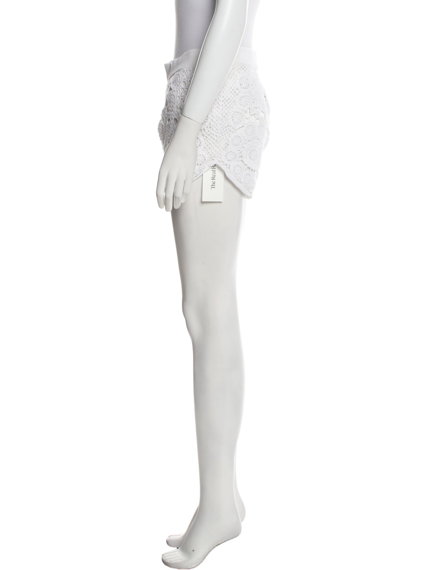 Tess Giberson Crochet Mini Shorts