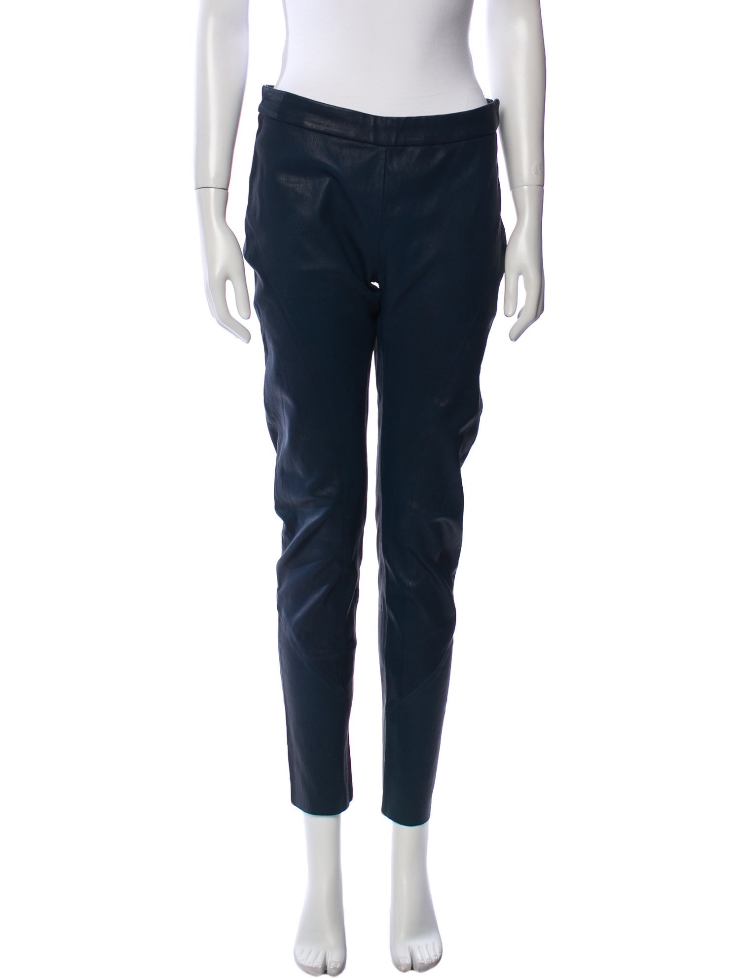 Tess Giberson Lamb Leather Skinny Leg Pants