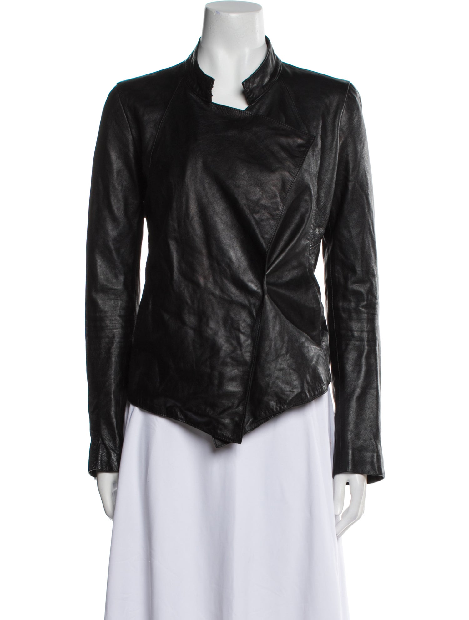 Tess Giberson Leather Biker Jacket