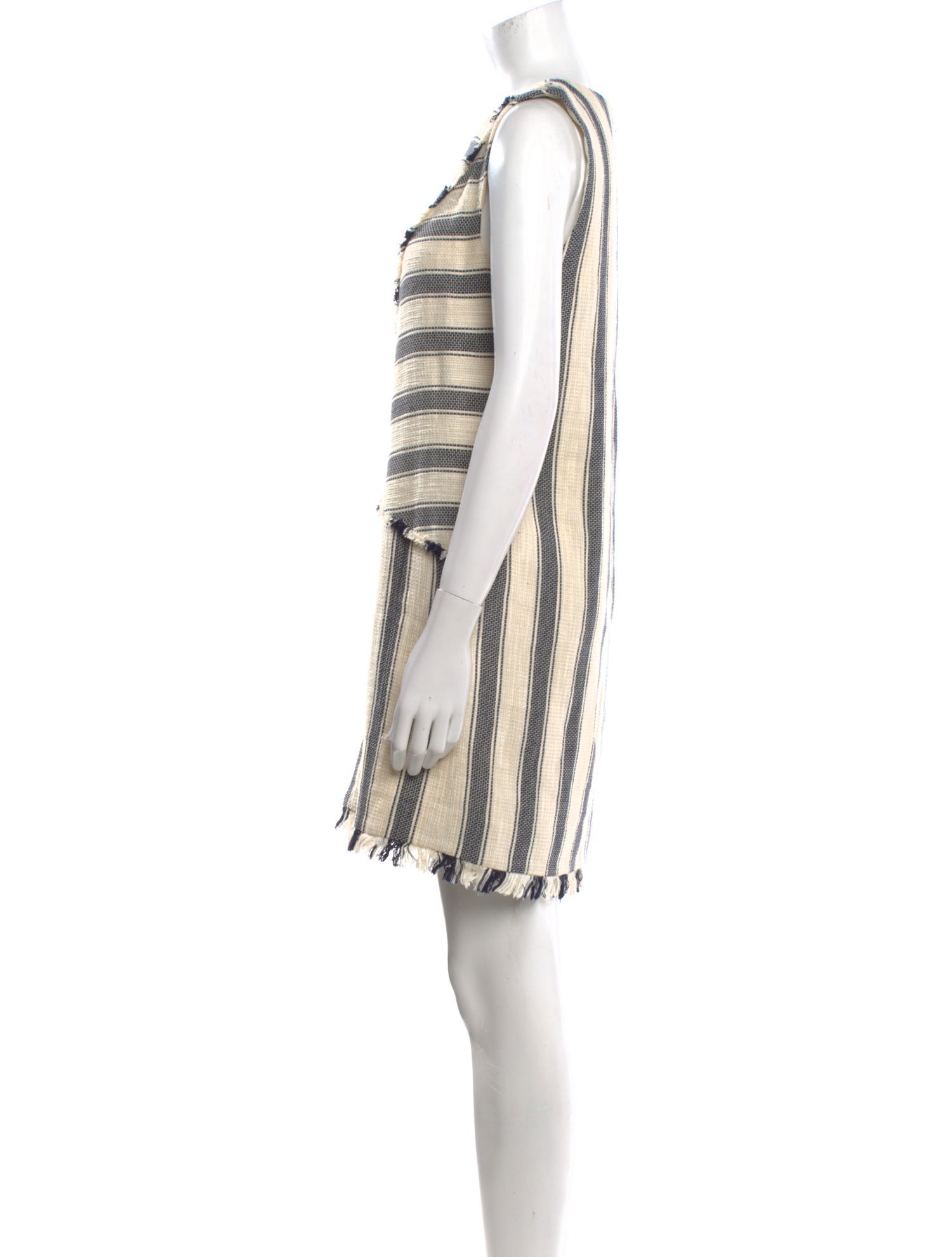 Tess Giberson Striped Mini Dress