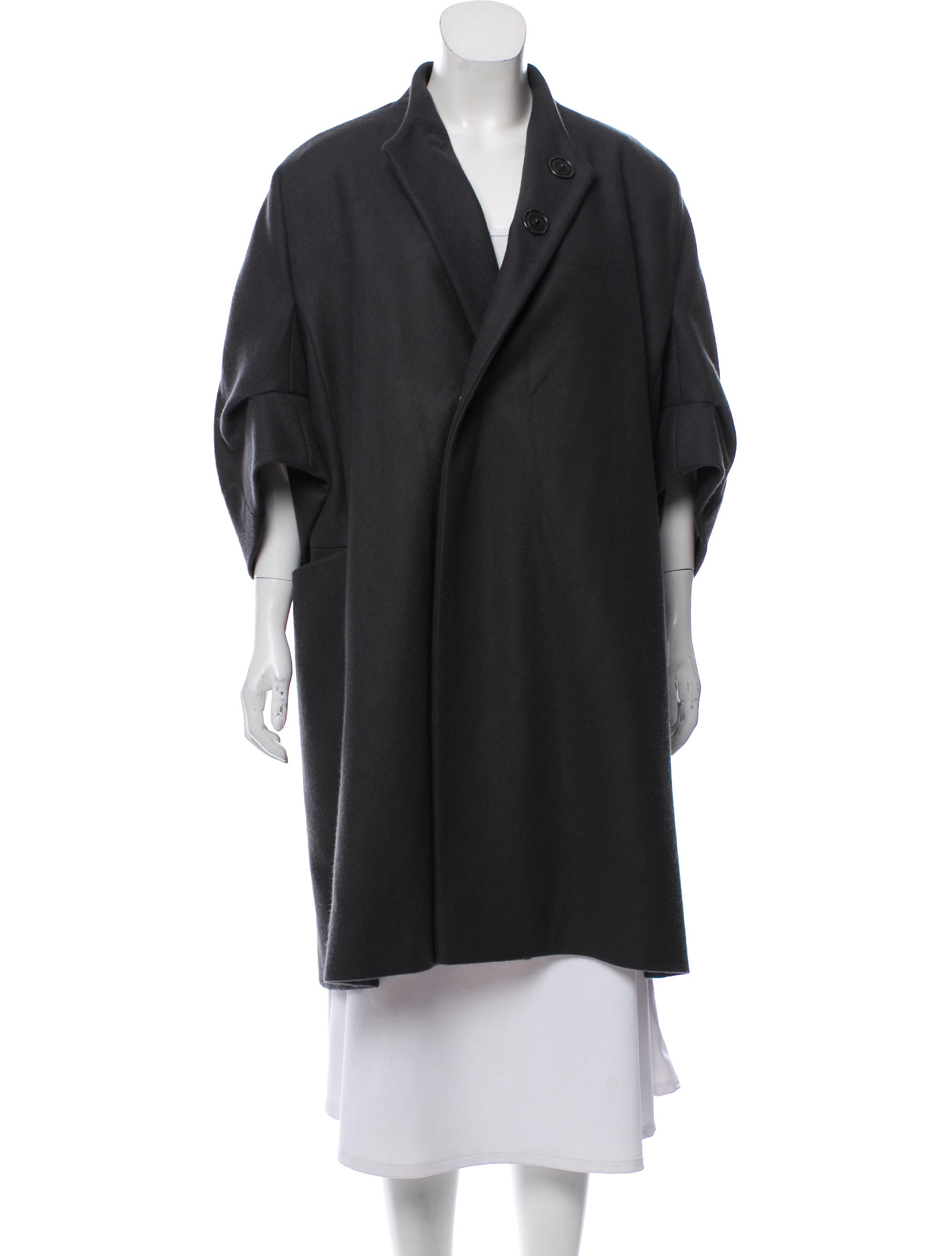 Toogood The Oil Rigger Wool Long Coat w/ Tags - Grey Coats