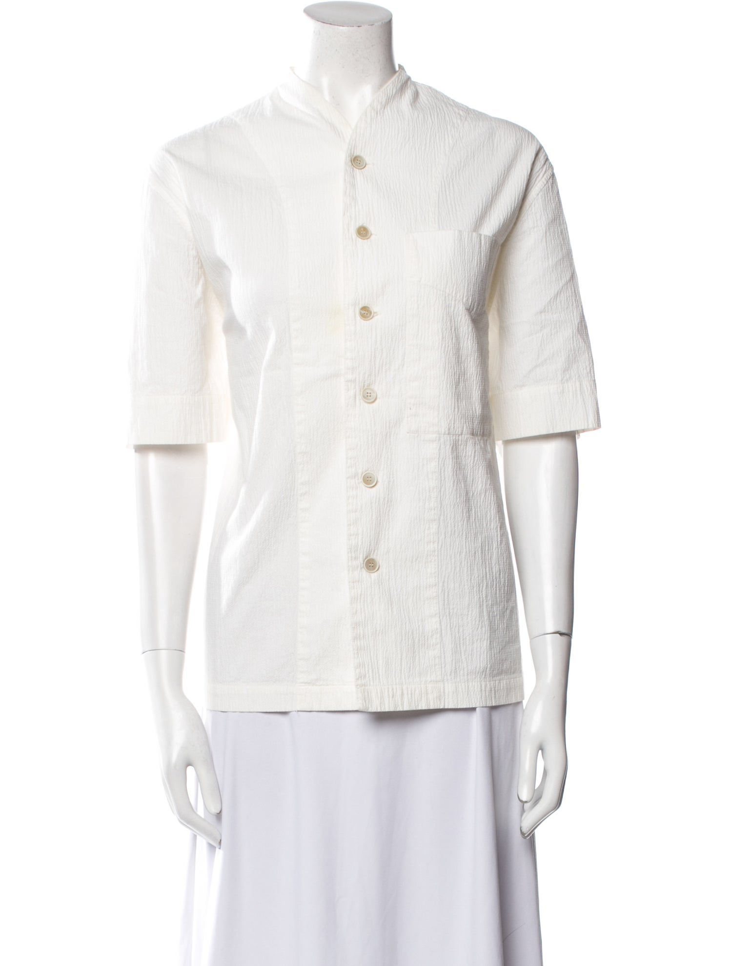 Toogood Short Sleeve Button-Up Top