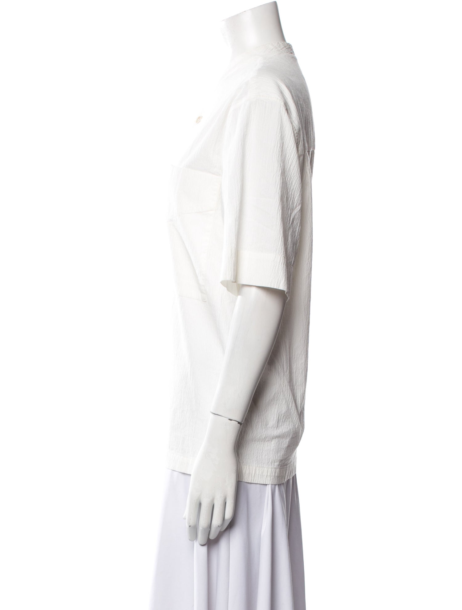 Toogood Short Sleeve Button-Up Top