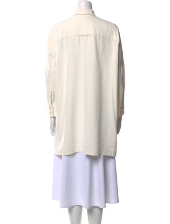 Toogood Silk Long Sleeve Button-Up Top