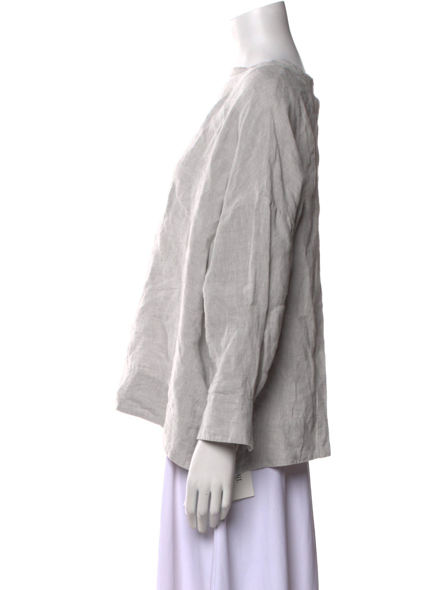 Toogood Linen Bateau Neckline Blouse