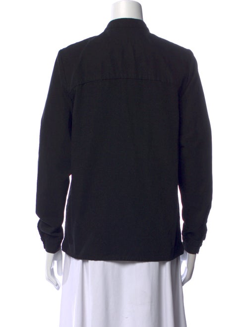 Toogood Mock Neck Long Sleeve Button-Up Top