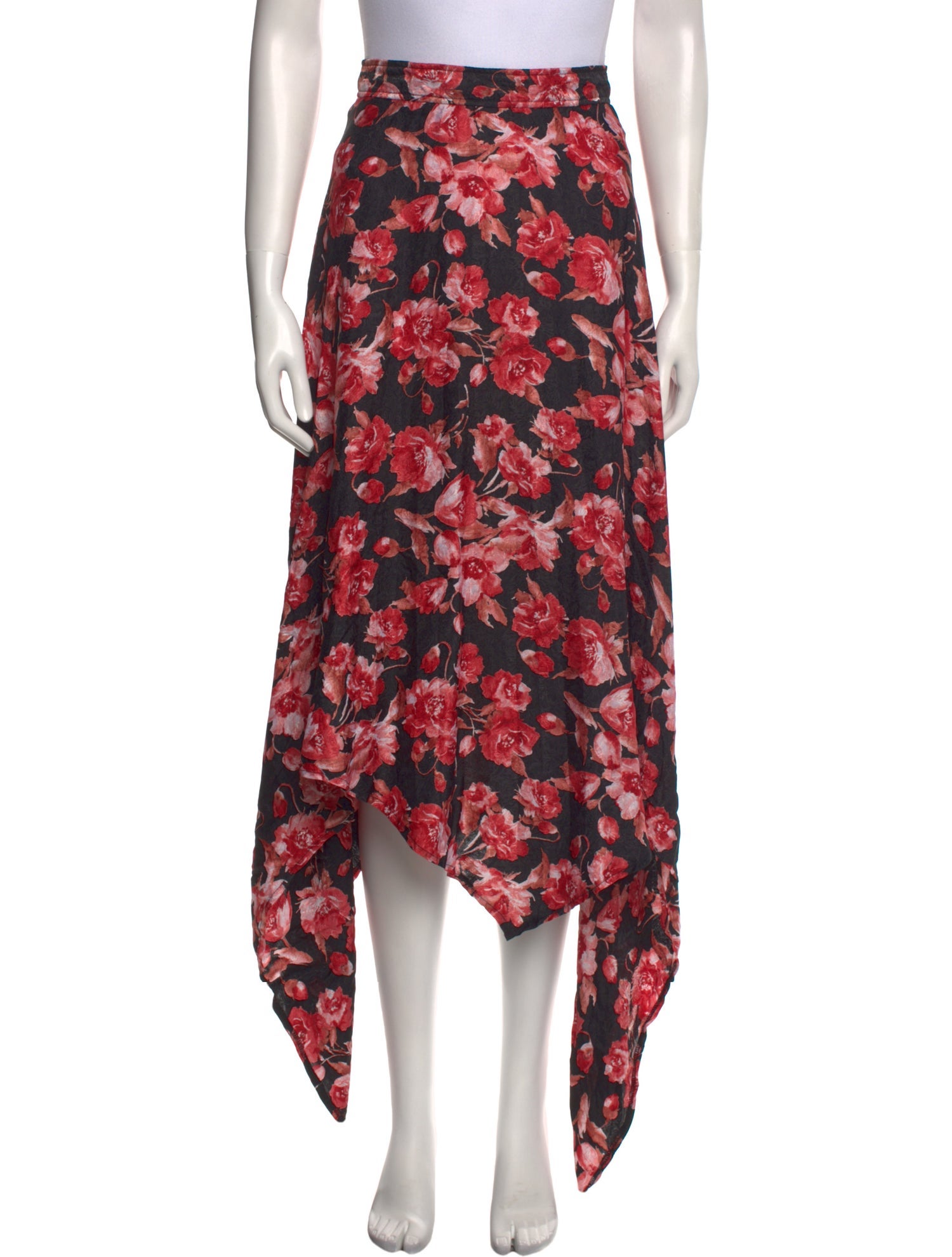 Thebe Magugu Floral Print Long Skirt