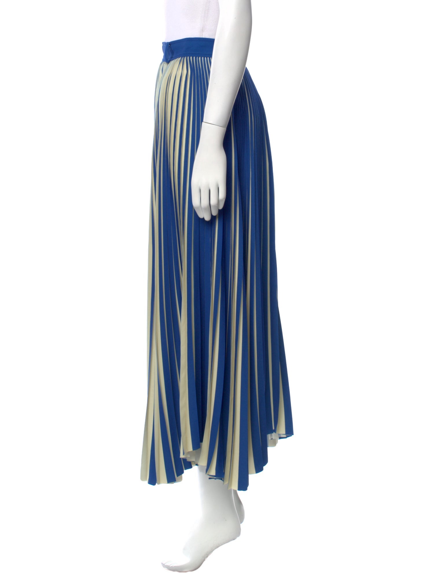 Thebe Magugu Striped Midi Length Skirt