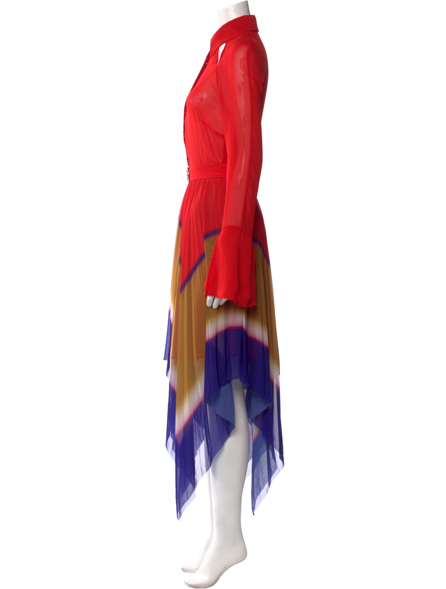 Thebe Magugu Printed Midi Length Dress