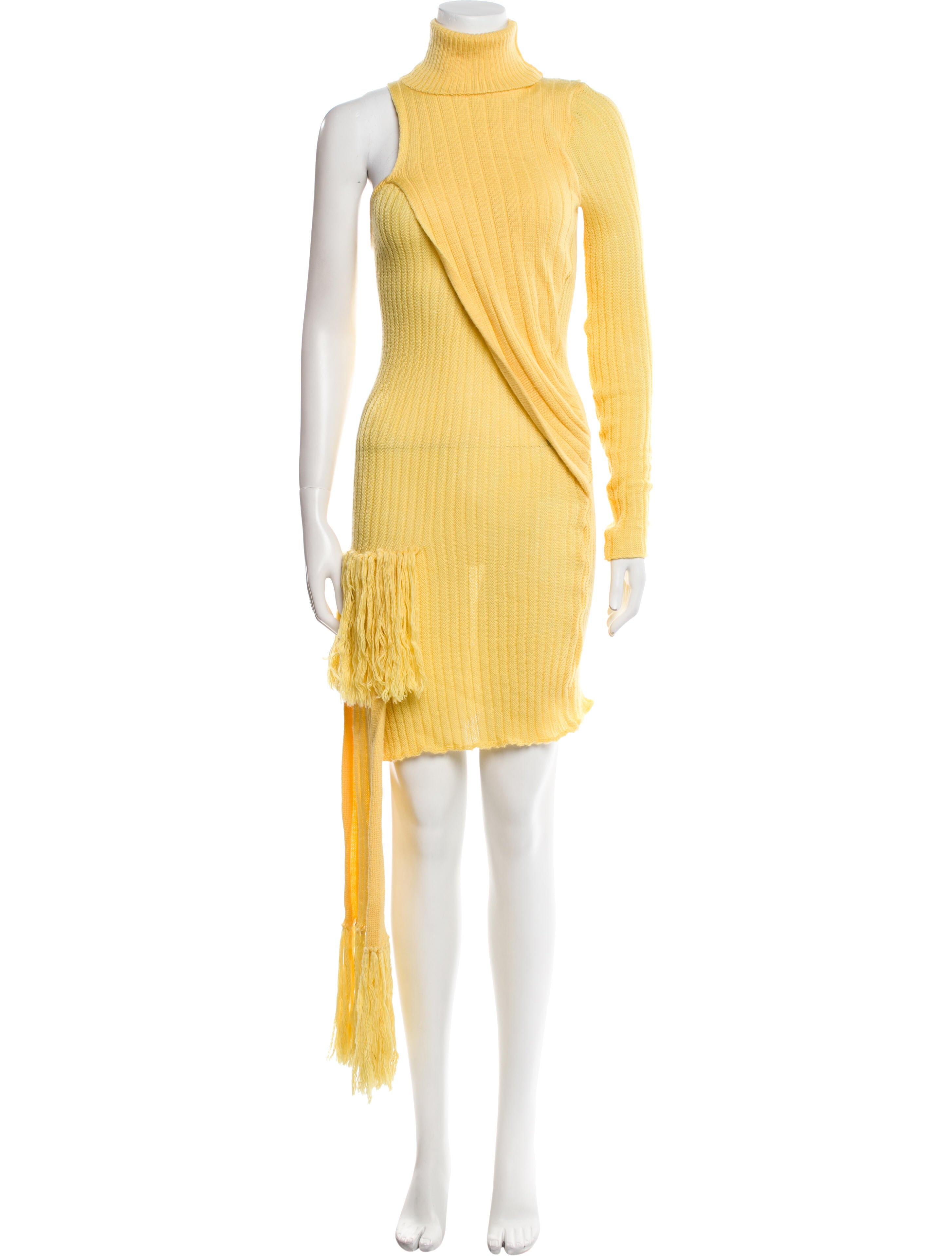 Thebe Magugu Wool Knee-Length Dress