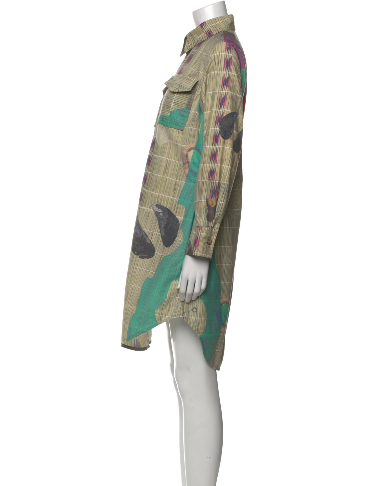 Thebe Magugu Printed Knee-Length Dress