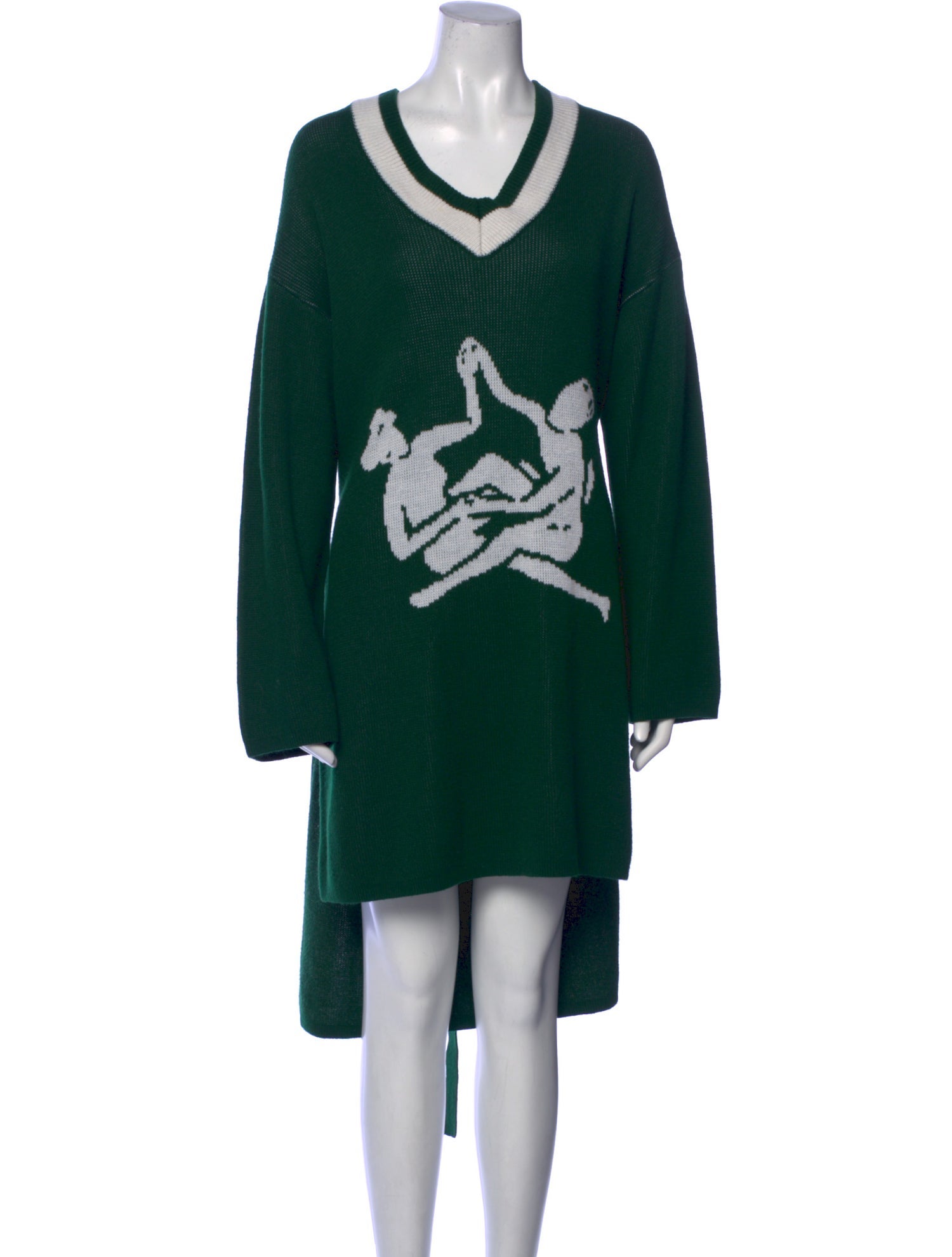 Thebe Magugu Graphic Print Knee-Length Dress