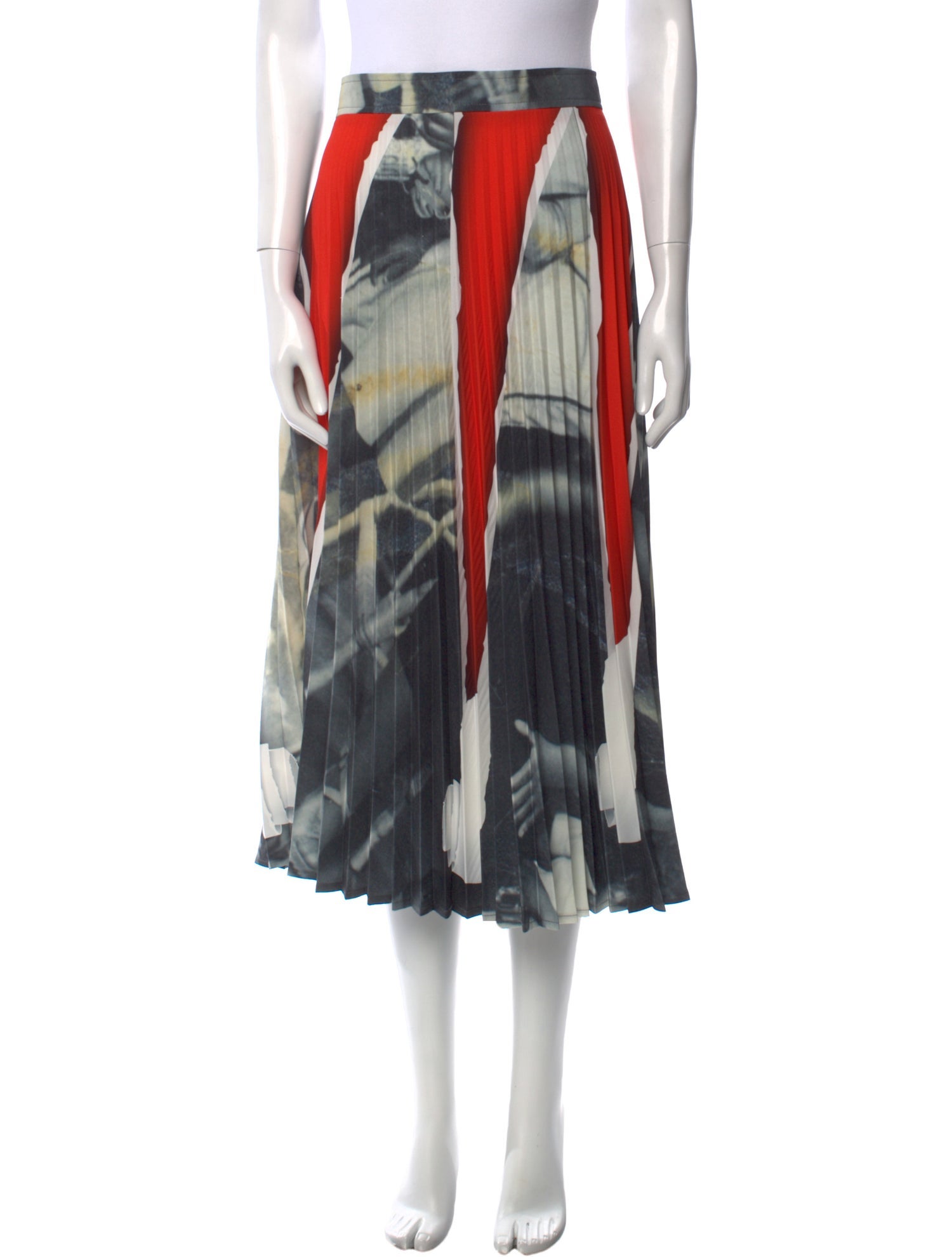 Thebe Magugu Printed Midi Length Skirt