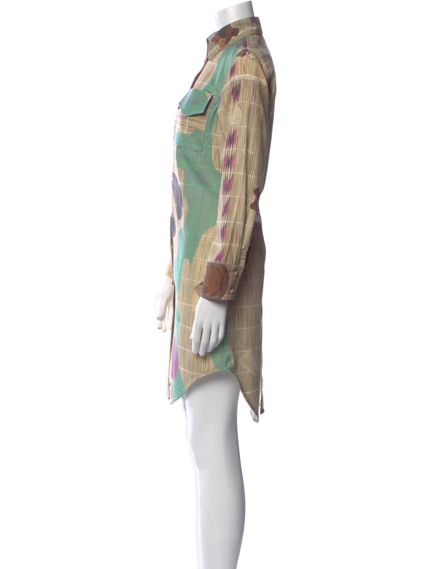 Thebe Magugu Wool Knee-Length Dress