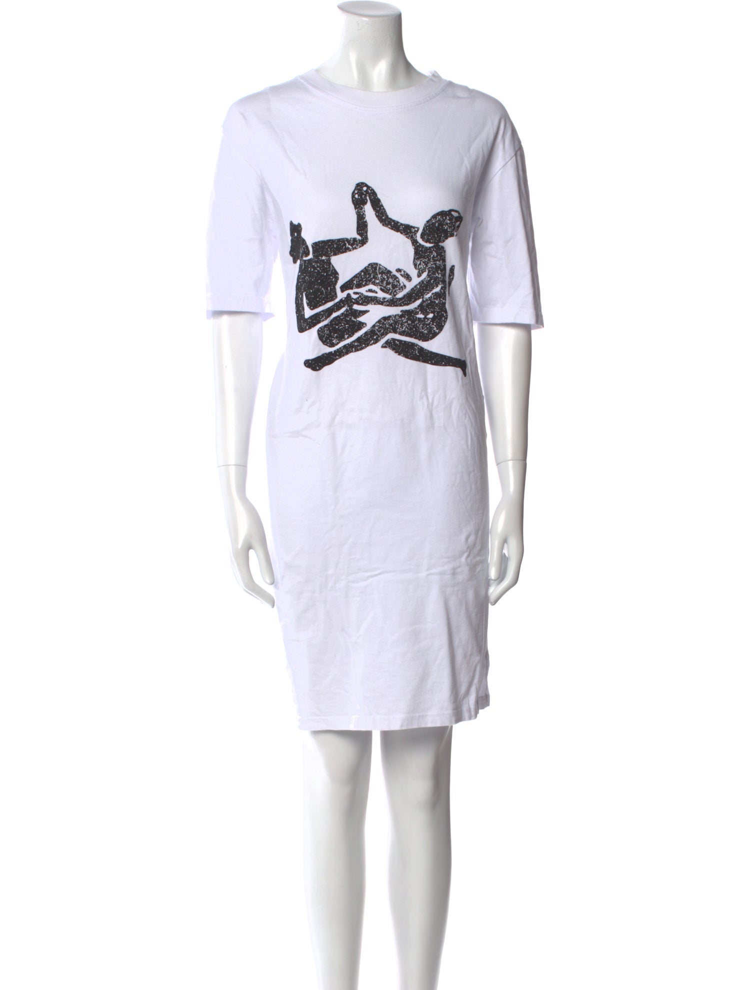 Thebe Magugu Graphic Print Knee-Length Dress