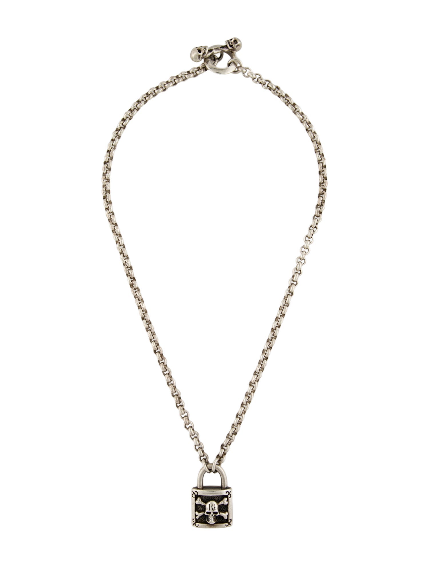 The Great Frog Padlock Toggle Pendant Necklace