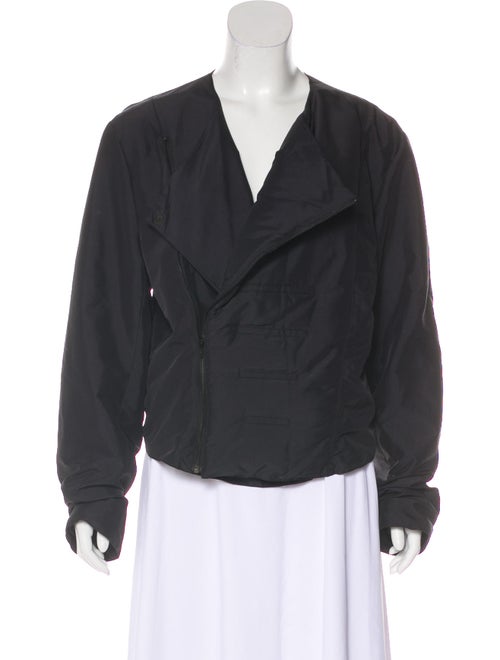Thierry Mugler Asymmetrical Puffer Jacket Black