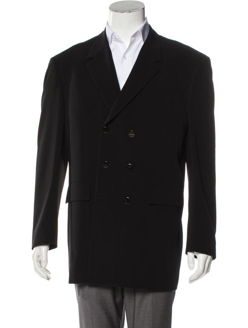 Thierry Mugler Peak-Lapel Blazer Jacket black