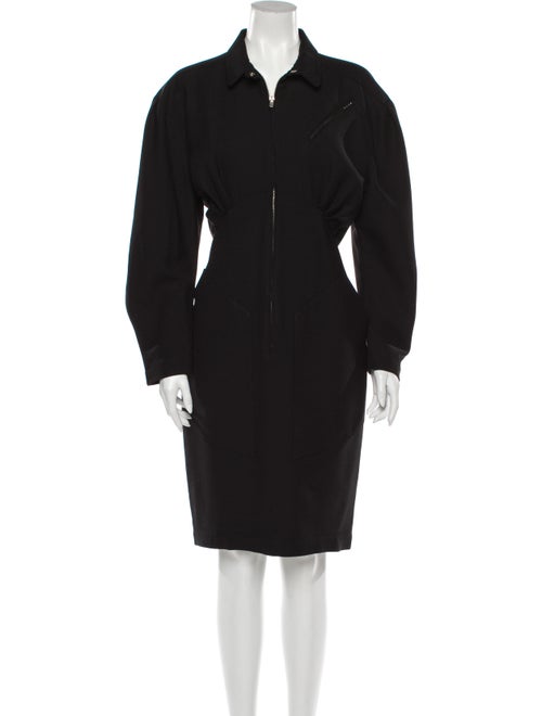 Thierry Mugler Knee-Length Dress Black
