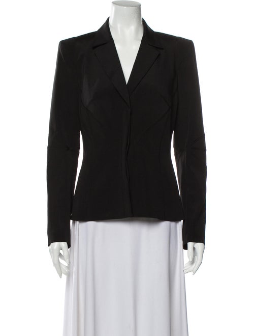 Thierry Mugler Silk Blazer Black