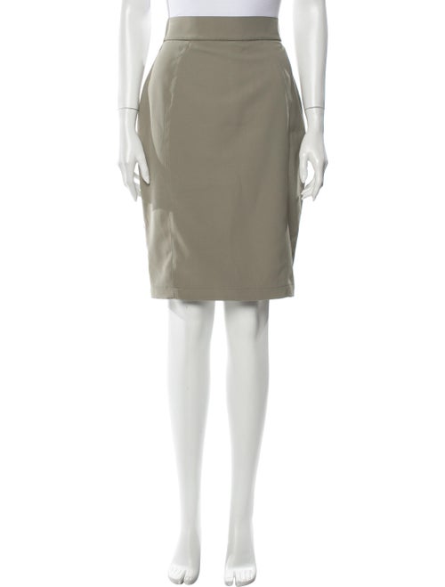 Thierry Mugler Knee-Length Skirt Grey