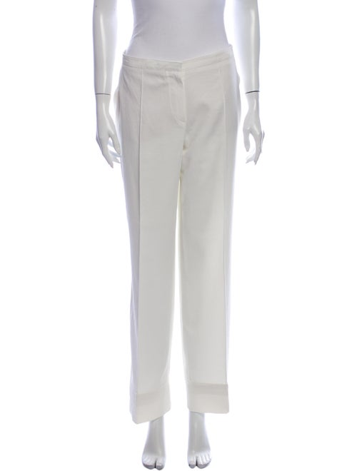 Thierry Mugler Wide Leg Pants White