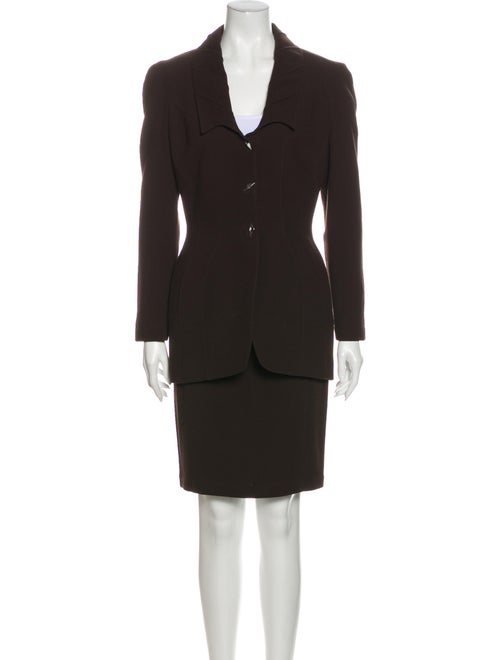 Thierry Mugler Wool Skirt Suit Wool