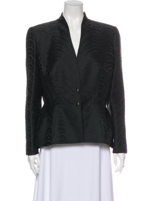 Thierry Mugler Wool Printed Evening Jacket Wool