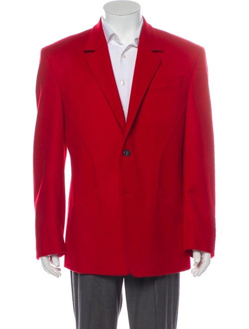 Thierry Mugler Vintage Wool Blazer Red
