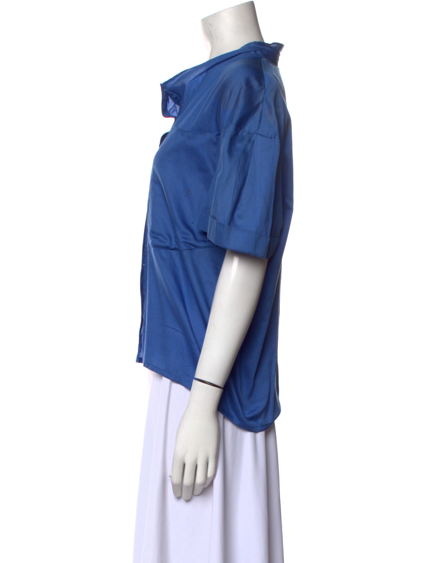 Thierry Mugler Vintage 1980's Button-Up Top