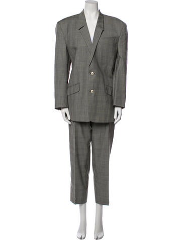 Thierry Mugler Suiting Vintage 1980's Two-Piece Suit S