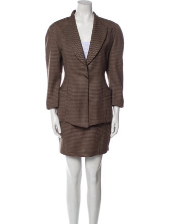 Thierry Mugler Vintage 1980's Skirt Suit
