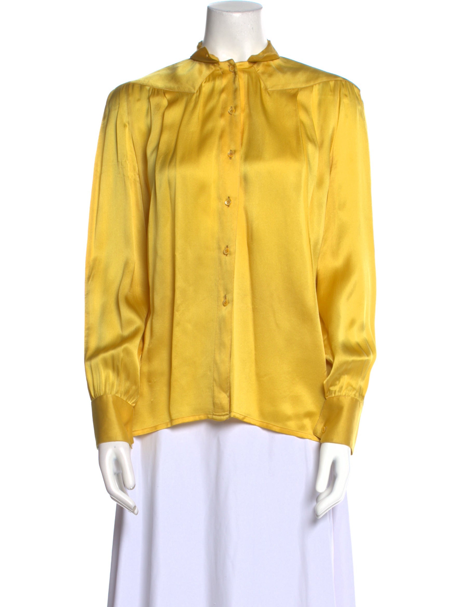 Thierry Mugler Vintage 1970's Button-Up Top