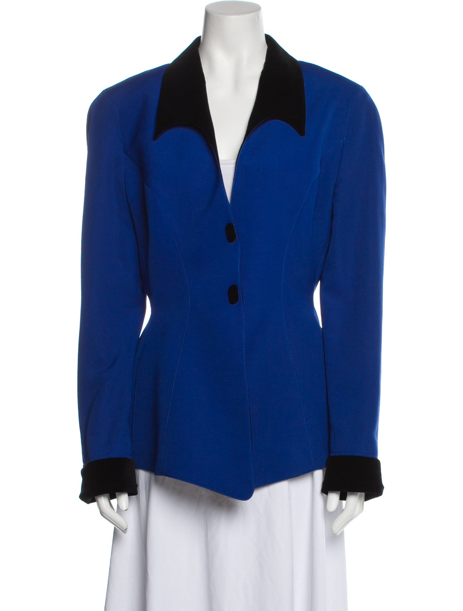 Thierry Mugler Vintage 1980's Jacket Black Jackets, Clothing