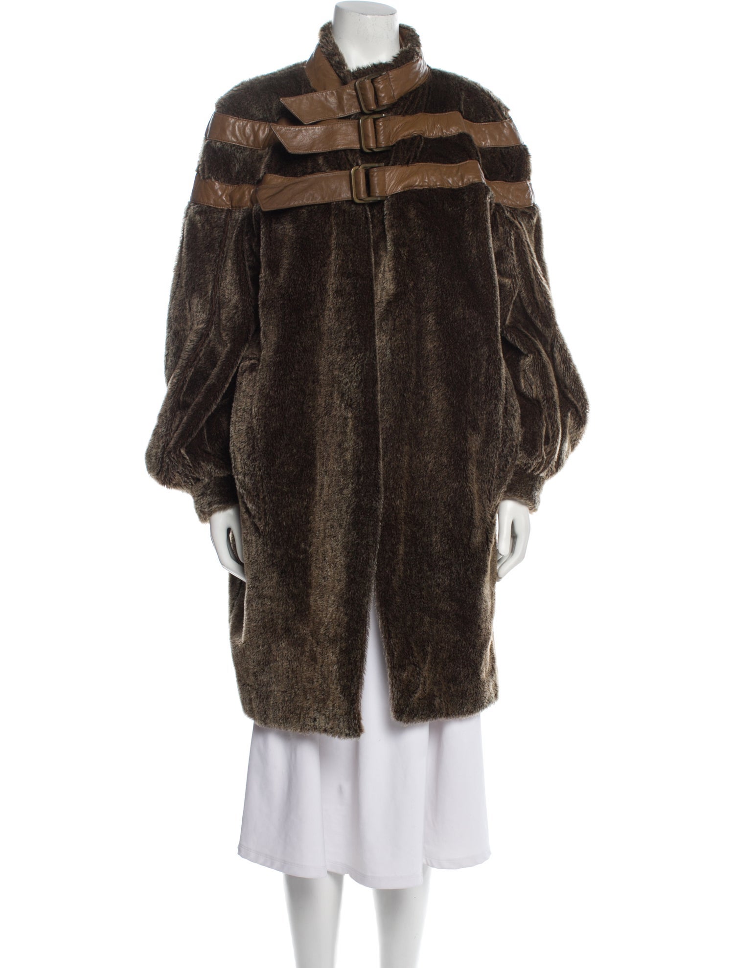 Thierry Mugler Vintage 1983 Faux Fur Coat