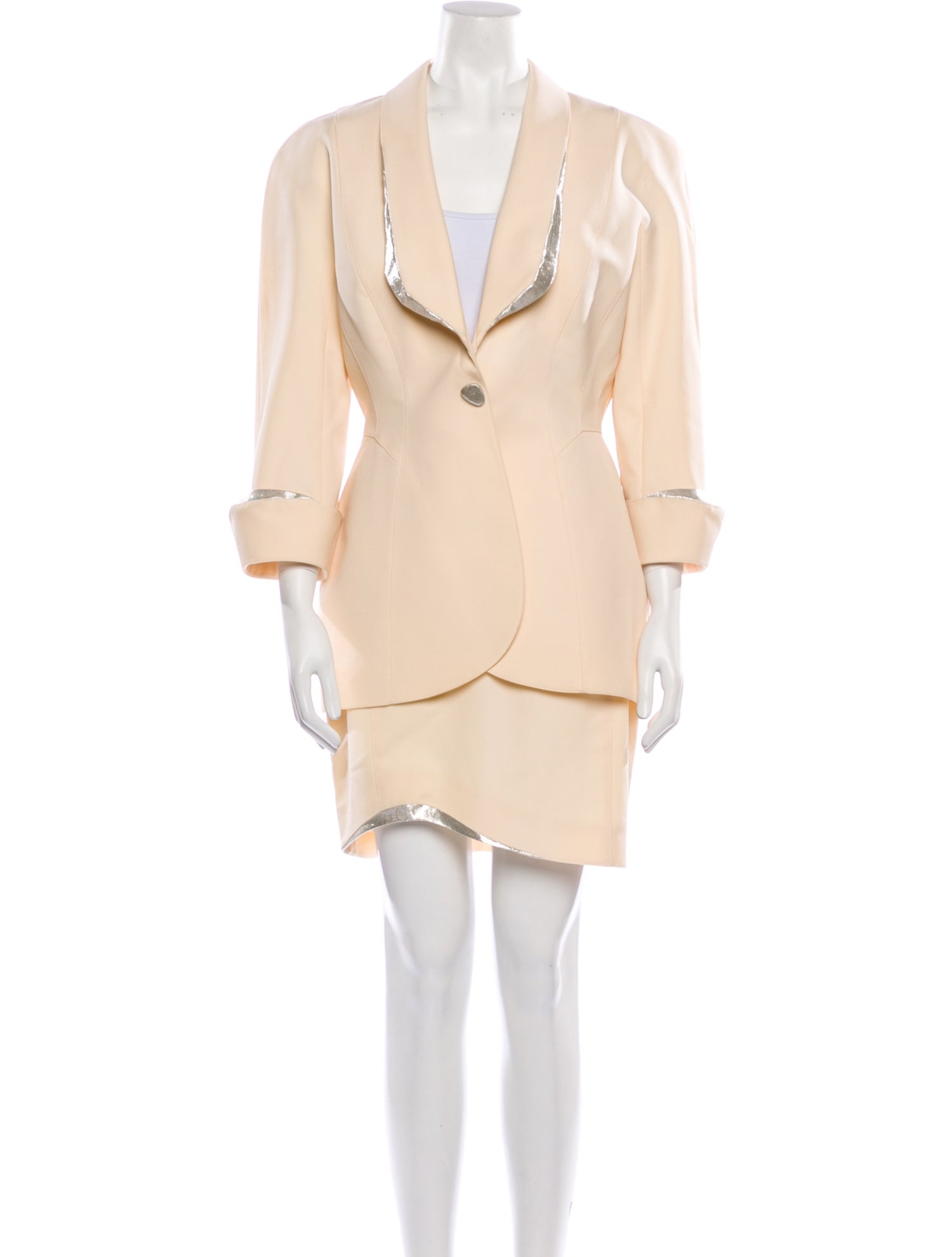 Thierry Mugler Vintage 1990's Skirt Set