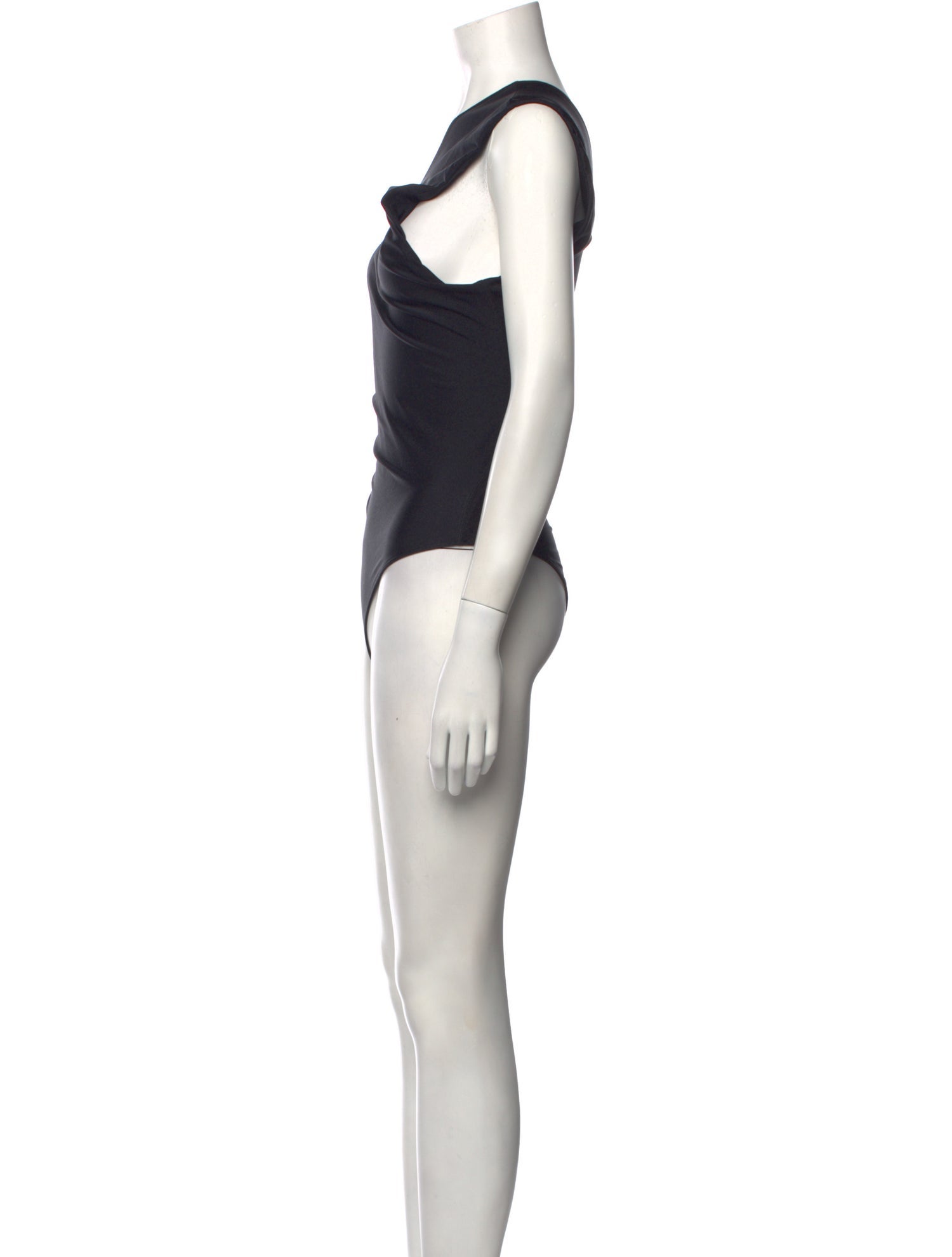 Mugler V-Neck Sleeveless Bodysuit