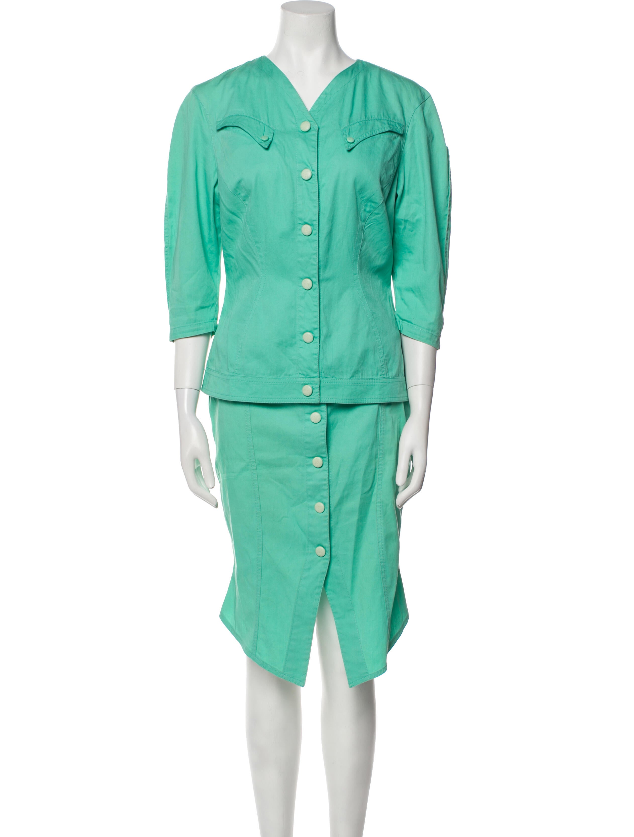 Thierry Mugler Vintage Skirt Set